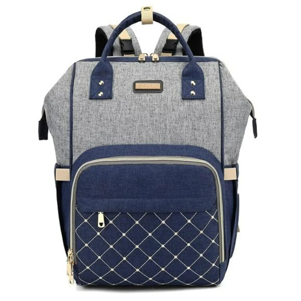Diaper Bag Backpack Waterproof Baby Bag with Insulated Pockets Stroller Straps